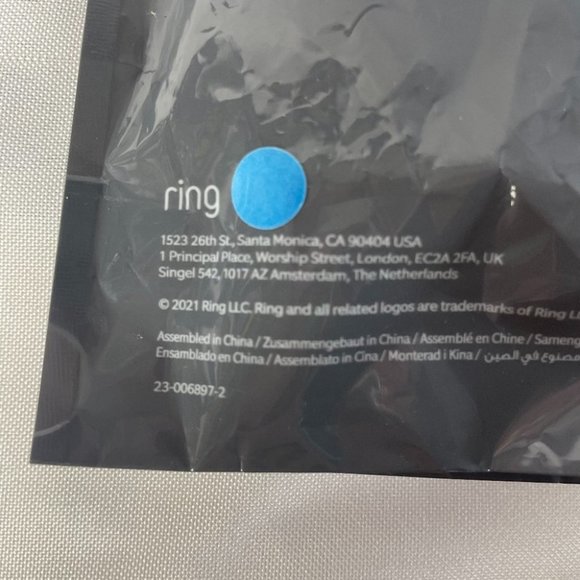 Ring Black Metal Decorative Video Doorbell For Interchangeable Faceplate - Picture 9 of 10